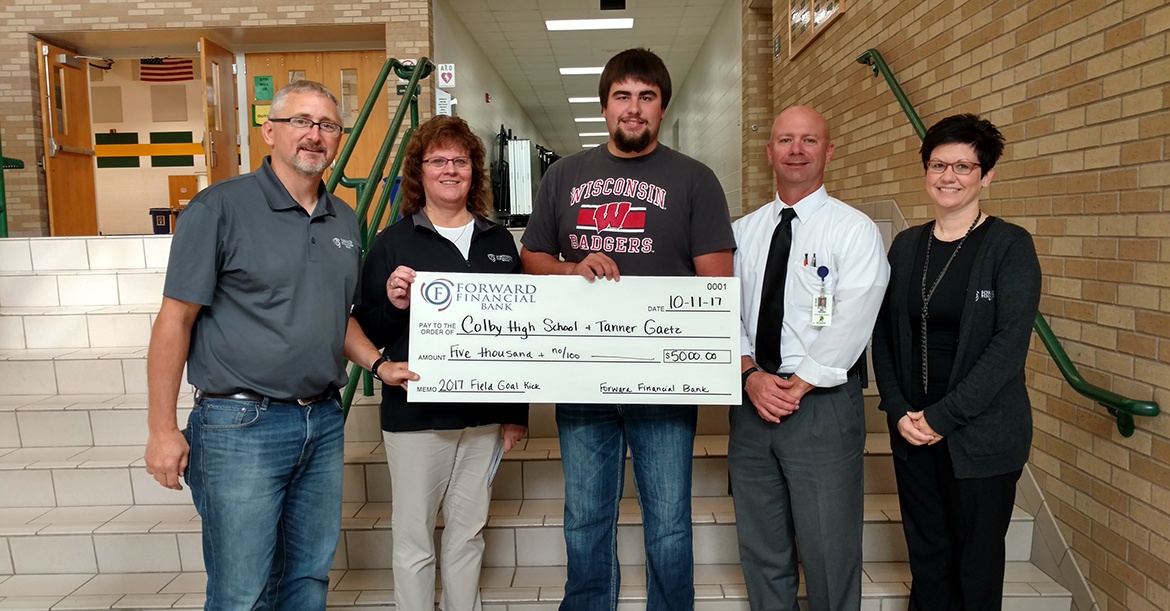 Successful $5,000 Field Goal Kick at Colby