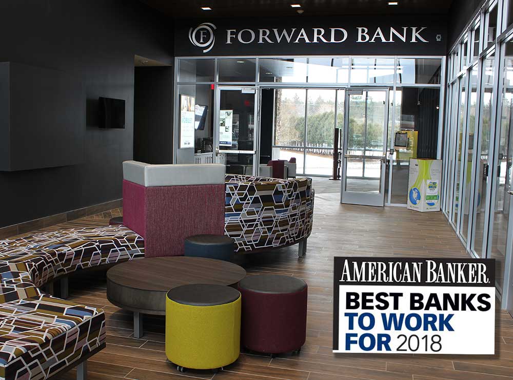 Forward Bank Named Best Banks for Second Year