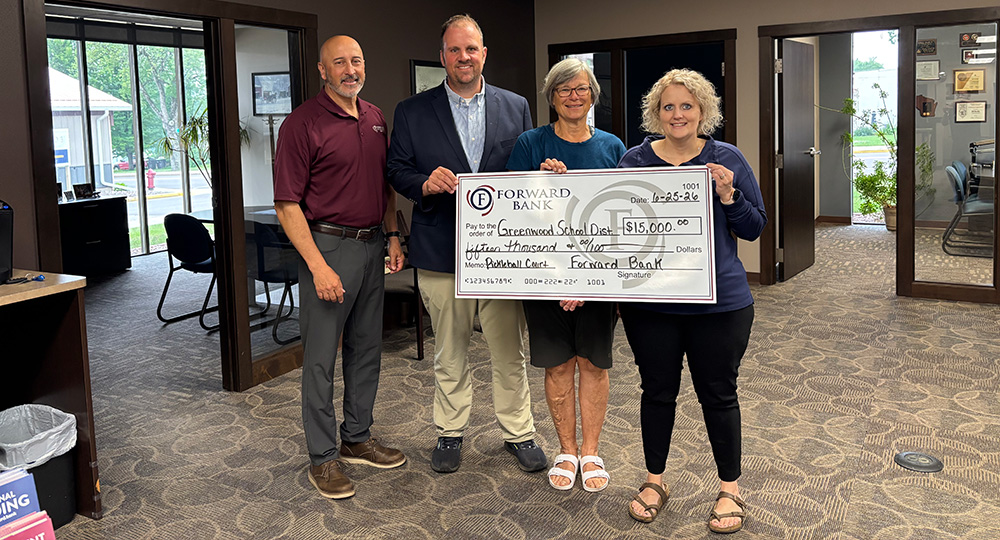 $15,000 donation to Greenwood Pickleball Court!